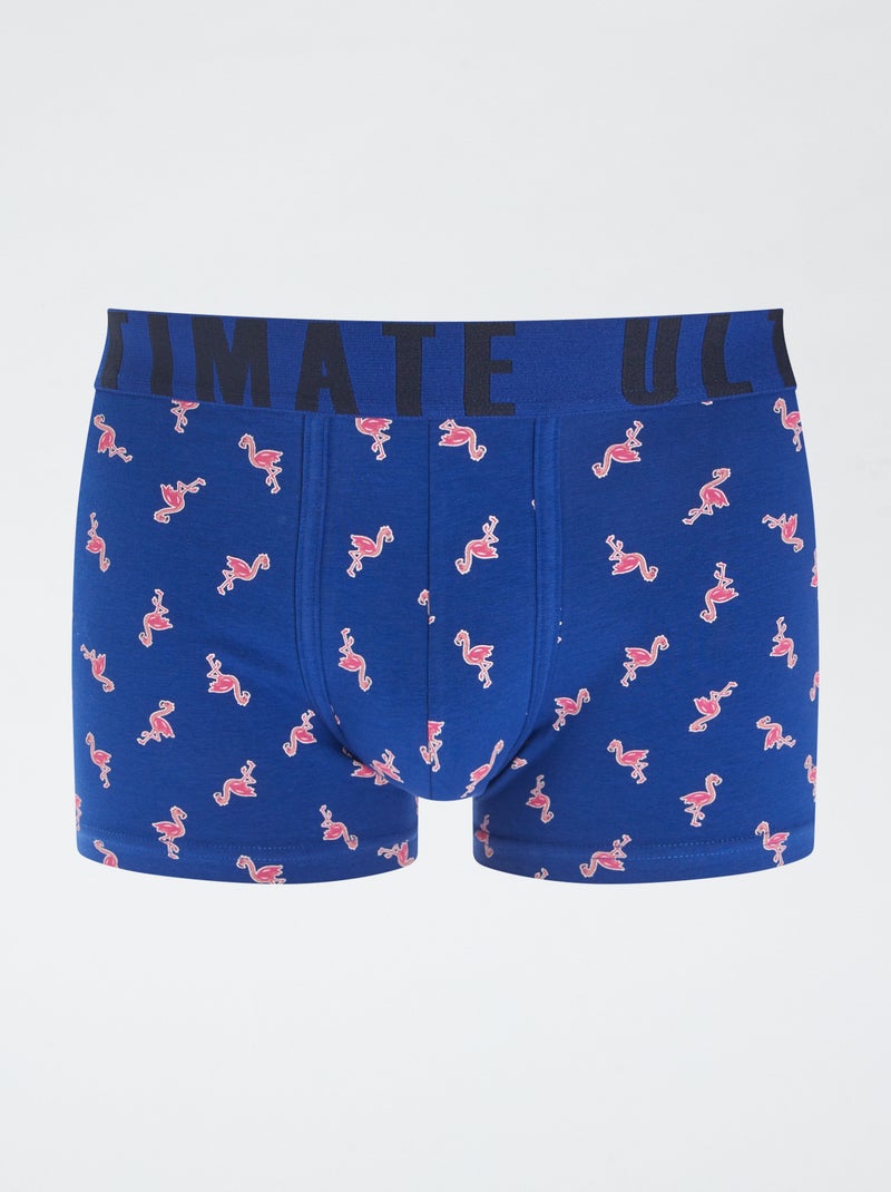 Set van 3 leuke boxers BLAUW - Kiabi