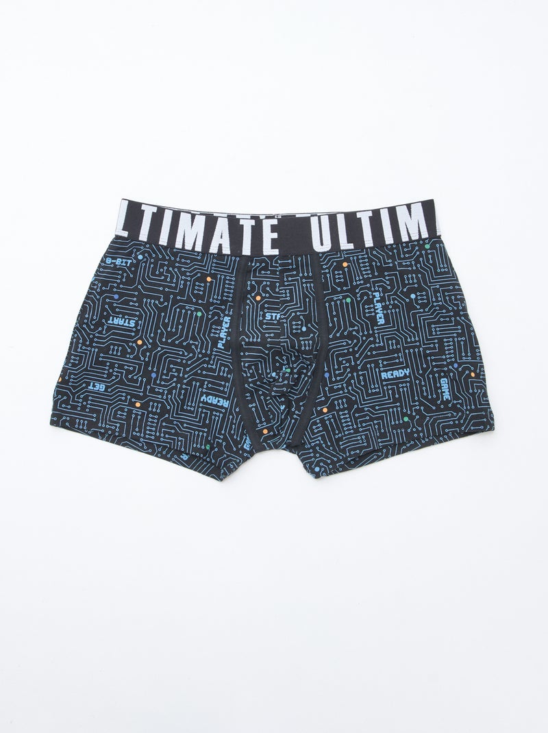 Set van 3 leuke boxers Blauw - Kiabi