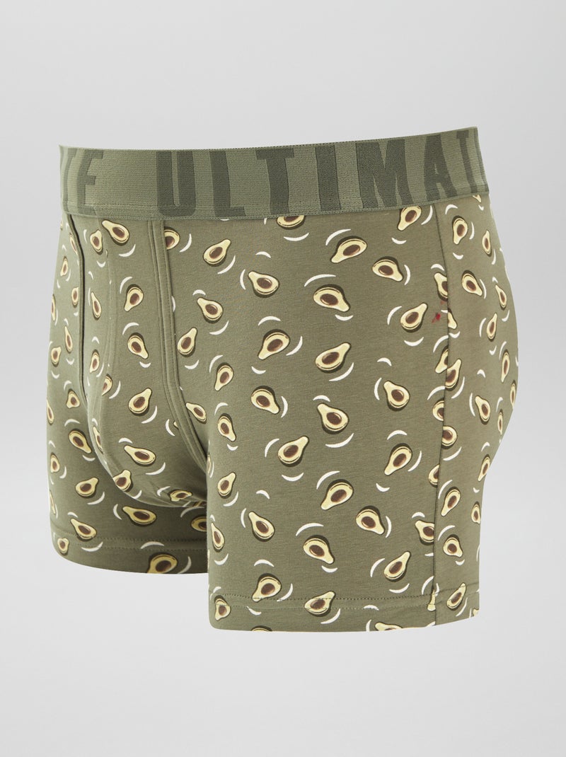 Set van 3 leuke boxers GROEN - Kiabi