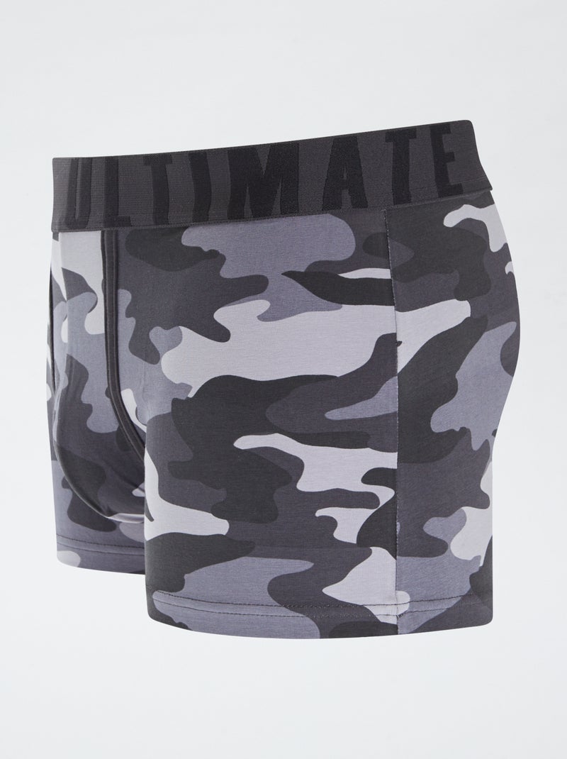 Set van 3 leuke boxers ZWART - Kiabi