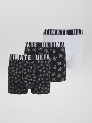 Set van 3 leuke boxershorts