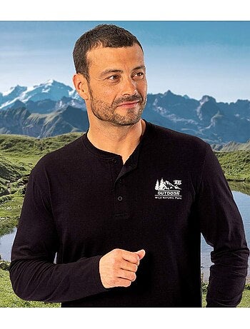 Set van 3 longsleeves wild park - atlas for men