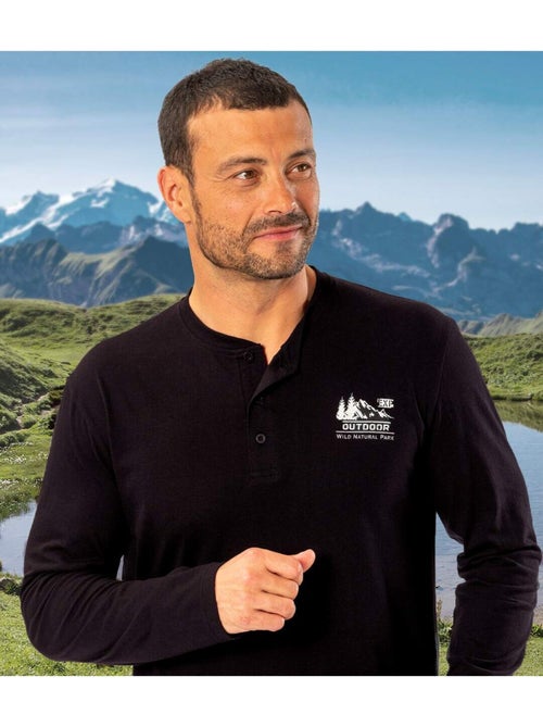 Set van 3 longsleeves Wild Park - ATLAS FOR MEN - Kiabi Set van 3 longsleeves Wild Park - ATLAS FOR MEN - Kiabi