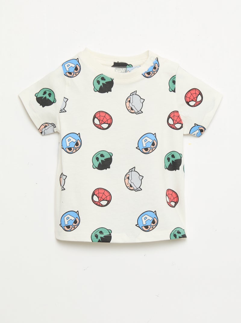 Set van 3 'Marvel' 'Avengers' T-shirts Blauw - Kiabi