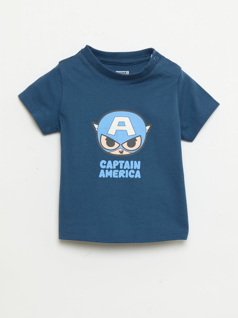Set van 3 'Marvel' 'Avengers' T-shirts Blauw - Kiabi