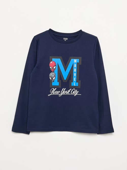 Set van 3 Marvel Spiderman T-shirts met lange mouwen - Kiabi