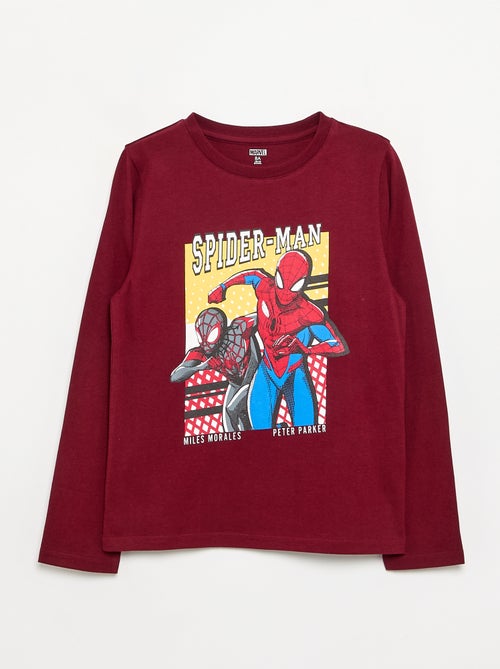 Set van 3 Marvel Spiderman T-shirts met lange mouwen - Kiabi