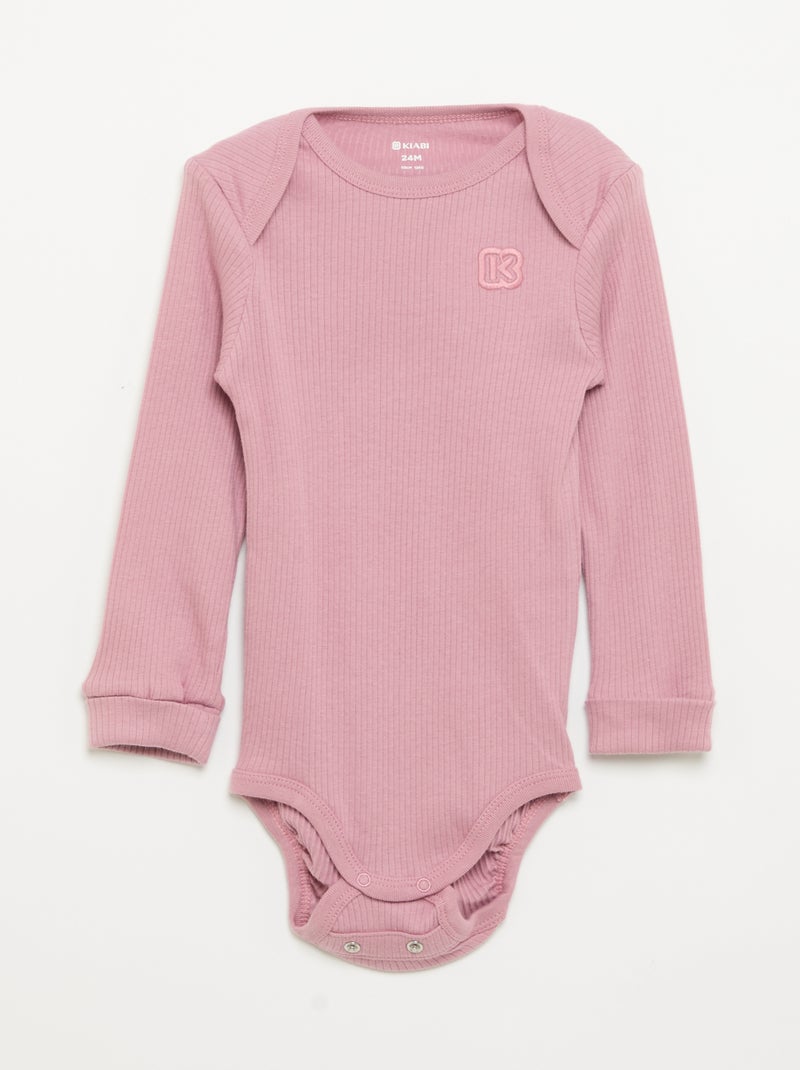 Set van 3 meegroei-bodies - Kiabi Rose - Kiabi