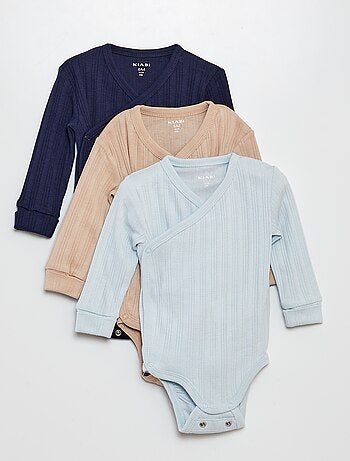 Set van 3 meegroei bodies
