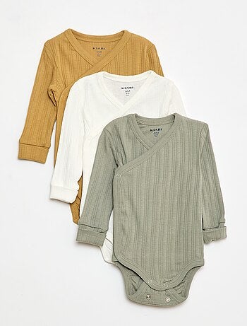 Set van 3 meegroei bodies