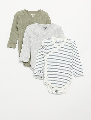 Set van 3 meegroei bodies