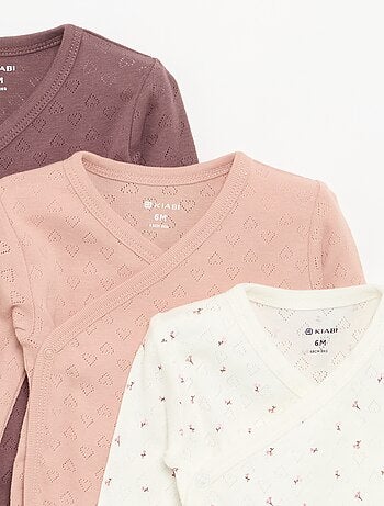 Set van 3 meegroei bodies