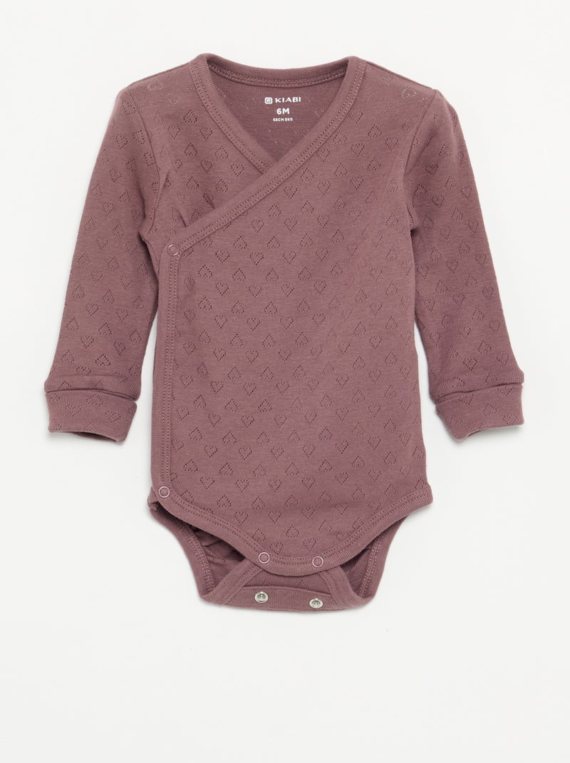 Set van 3 meegroei bodies Rose - Kiabi