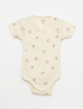 Set van 3 meegroeirompers met korte mouwen