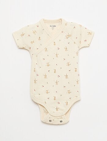 Set van 3 meegroeirompers met korte mouwen