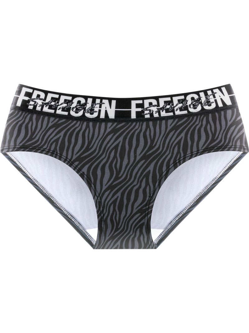Set van 3 meisjesonderbroeken met luipaardprint Beige - Kiabi