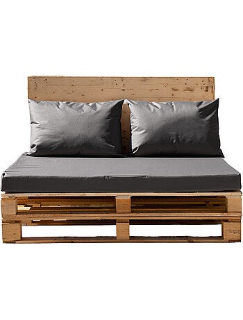 Set van 3 minorque waterproof outdoor palletkussens met afneembare hoezen