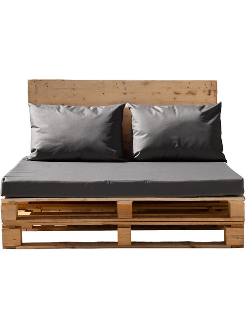 Set van 3 minorque waterproof outdoor palletkussens met afneembare hoezen - Kiabi