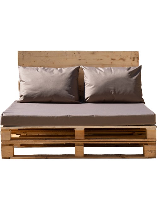 Set van 3 minorque waterproof outdoor palletkussens met afneembare hoezen - Kiabi