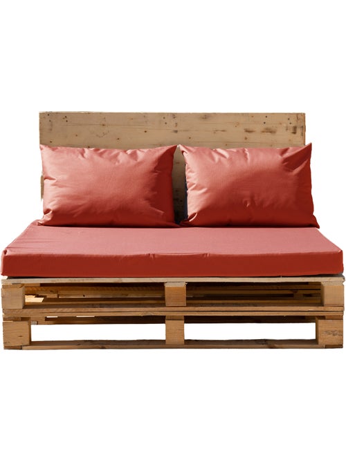 Set van 3 minorque waterproof outdoor palletkussens met afneembare hoezen - Kiabi