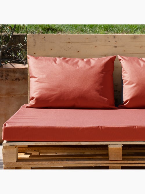 Set van 3 minorque waterproof outdoor palletkussens met afneembare hoezen - Kiabi