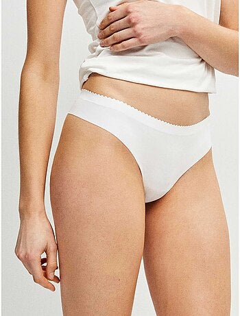 Set van 3 naadloze braziliaanse slips van microvezel