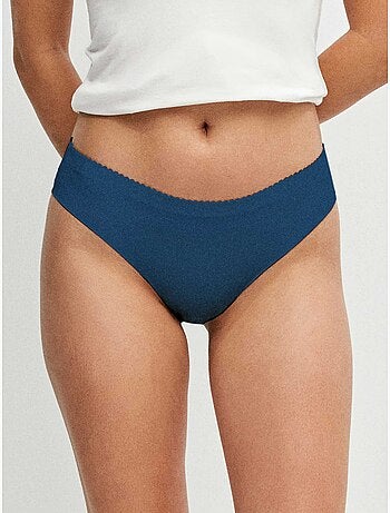 Set van 3 naadloze klassieke slips van microvezel