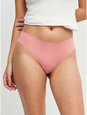 Set van 3 naadloze klassieke slips van microvezel