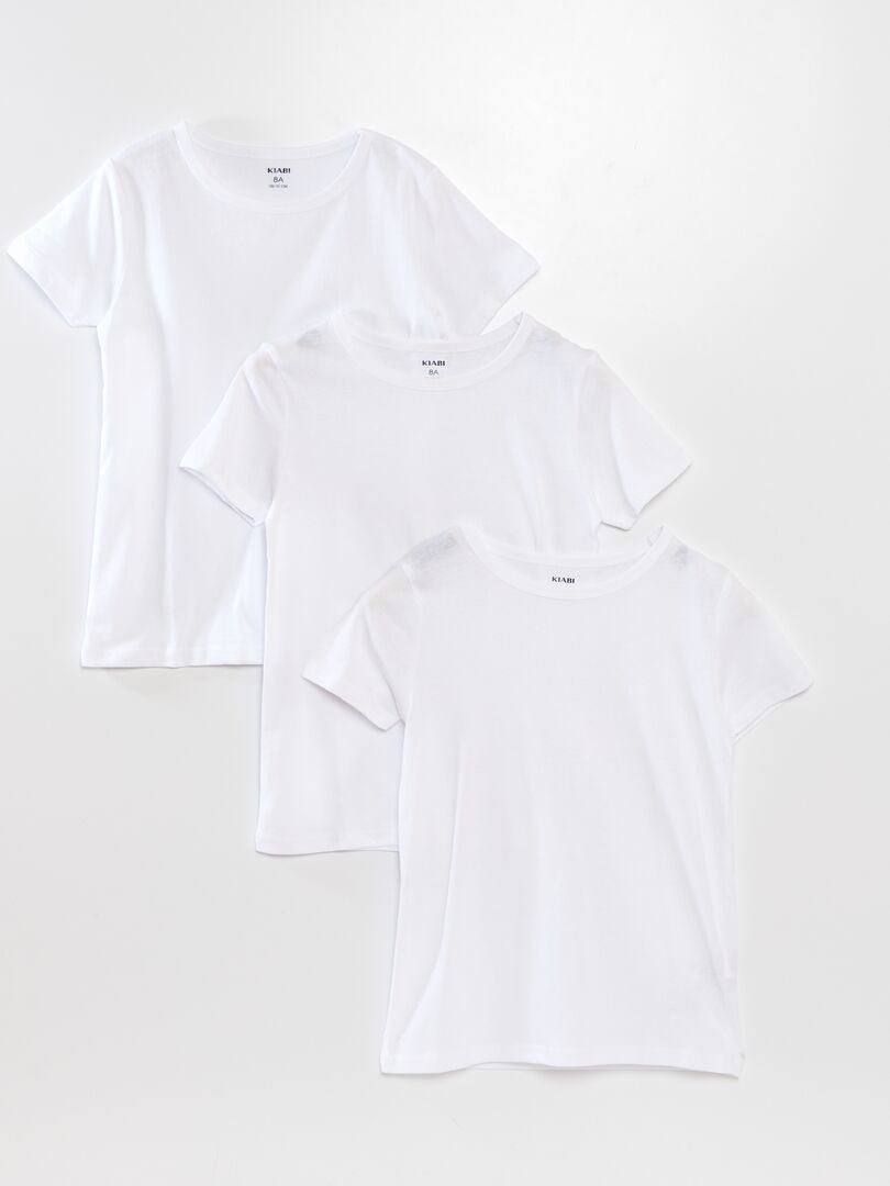 Set van 3 onderhemden wit - Kiabi