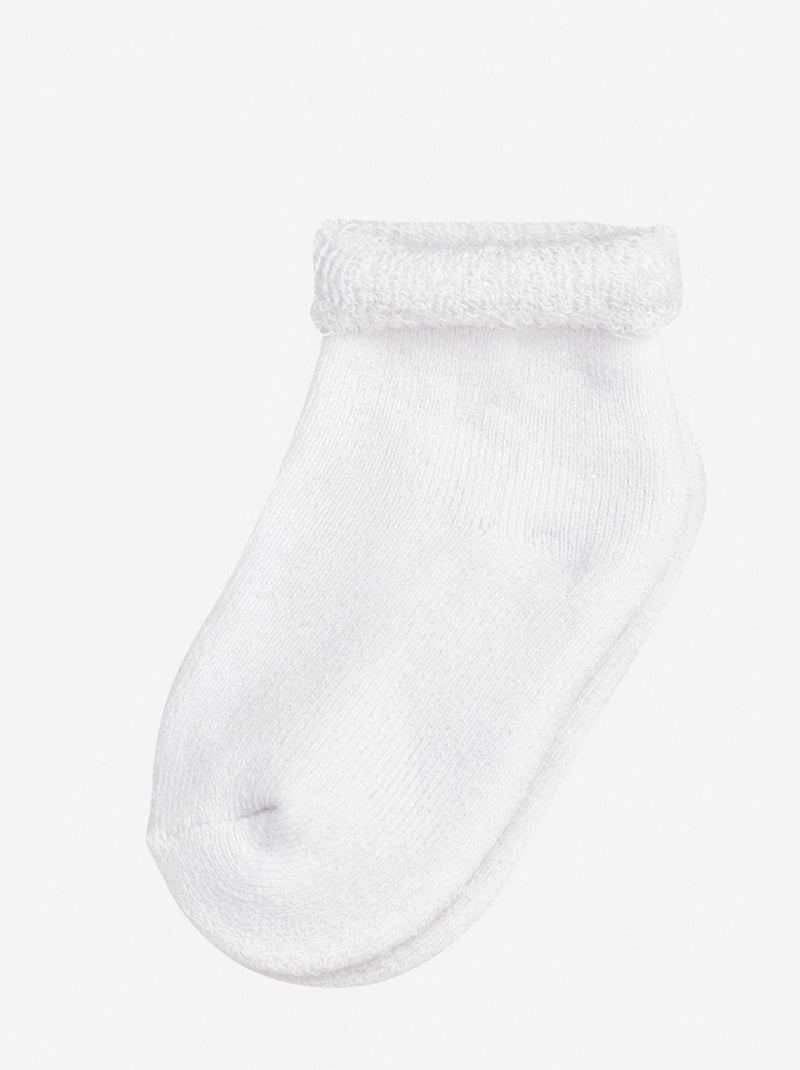Set van 3 paar babysokjes Beige - Kiabi