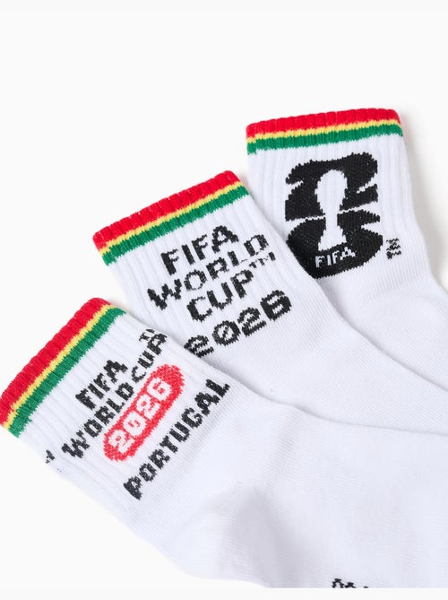 Set van 3 paar fifa wereldbeker 2026 sokken - Kiabi
