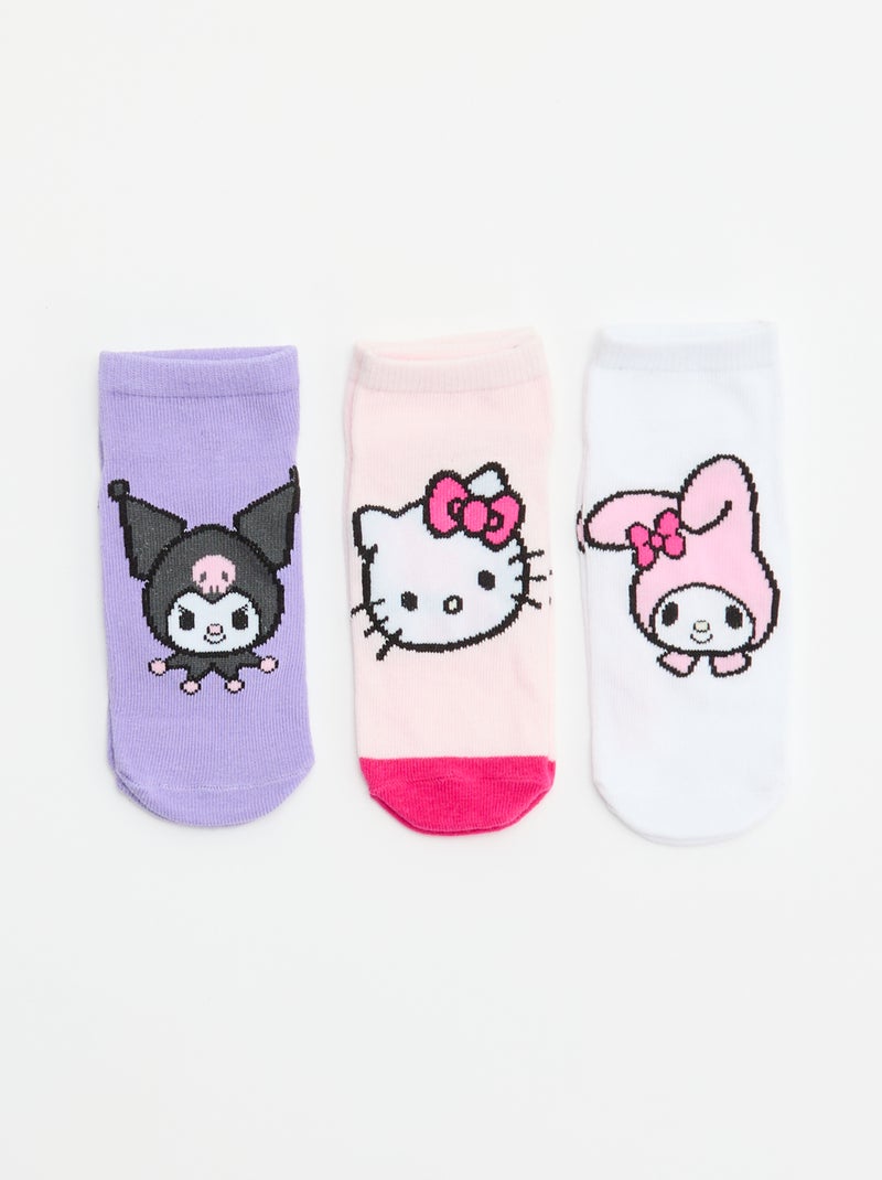 Set van 3 paar 'Hello Kitty' sokken Rose - Kiabi