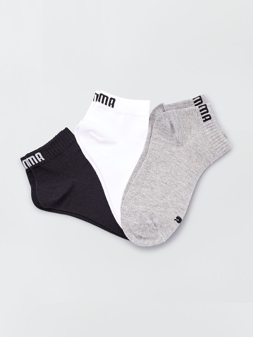 Set van 3 paar korte ‘Puma’ sokken Beige - Kiabi