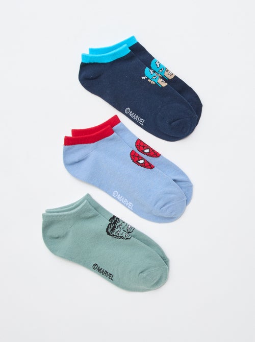 Set van 3 paar 'Marvel' sokken - Kiabi