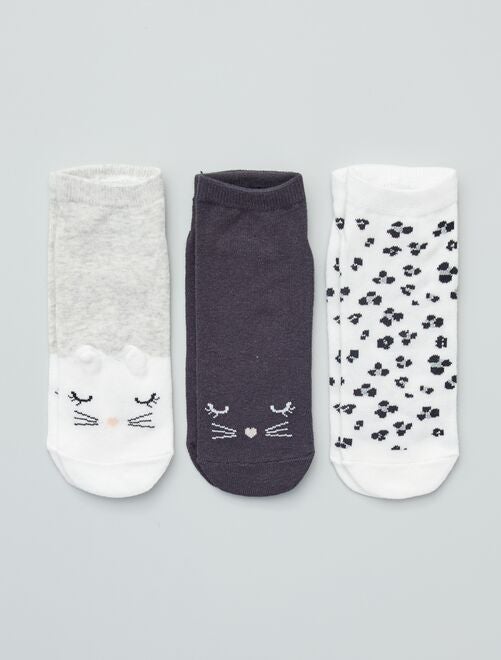 Set van 3 paar mooie sokken - Kiabi