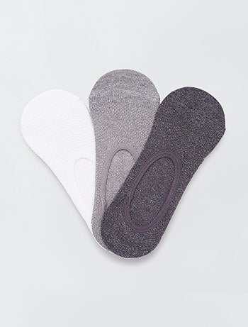 Set van 3 paar onzichtbare sokken