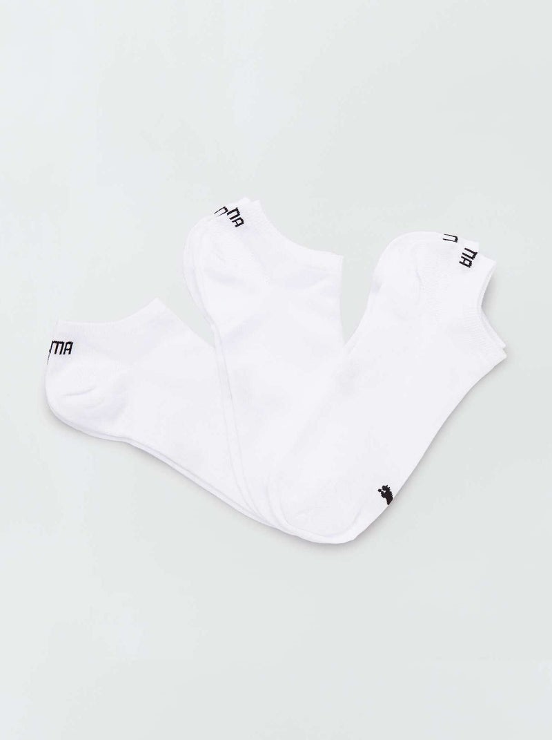 Set van 3 paar 'Puma' sokjes wit - Kiabi