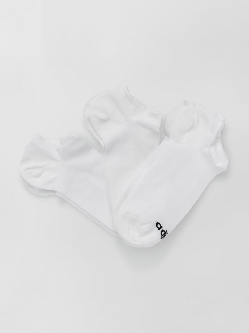 Set van 3 paar sokjes 'Adidas' wit - Kiabi