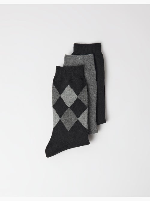 Set van 3 paar sokken, mo fashion - Kiabi Set van 3 paar sokken, mo fashion - Kiabi