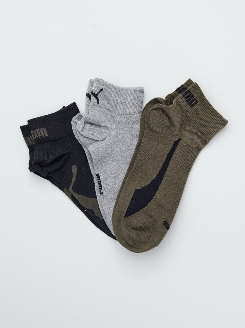 Set van 3 paar sokken 'Puma' BIEGE - Kiabi