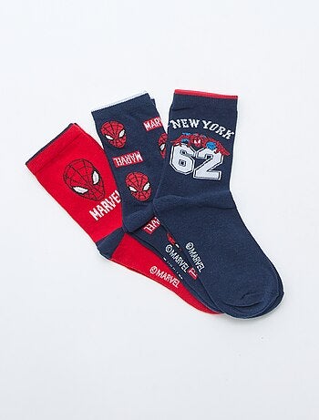 Set van 3 paar sokken 'Spiderman'
