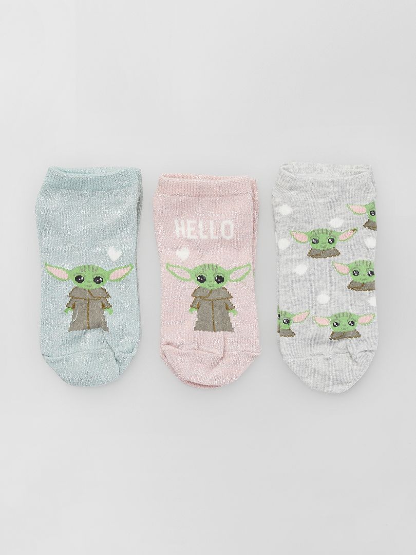Set van 3 paar sokken 'Star Wars' GROEN - Kiabi