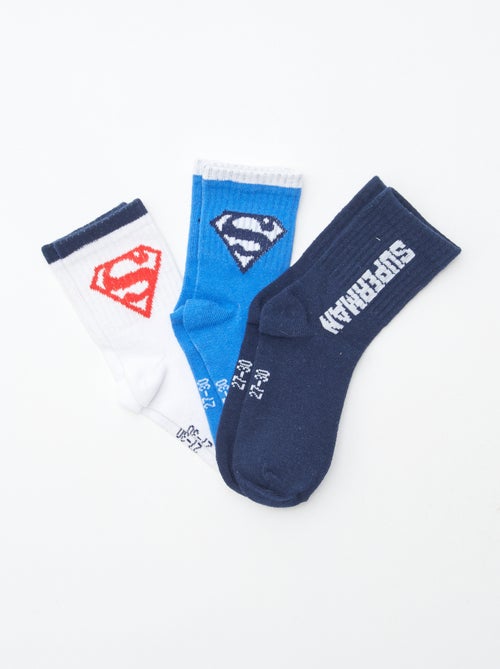 Set van 3 paar sokken 'Superman' - Kiabi