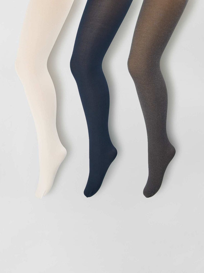 Set van 3 panty's GRIJS - Kiabi