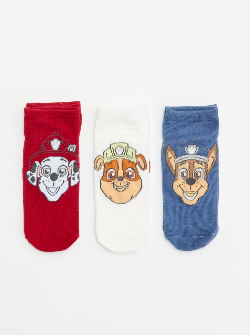 Set van 3 'Paw Patrol' sokken Blauw - Kiabi