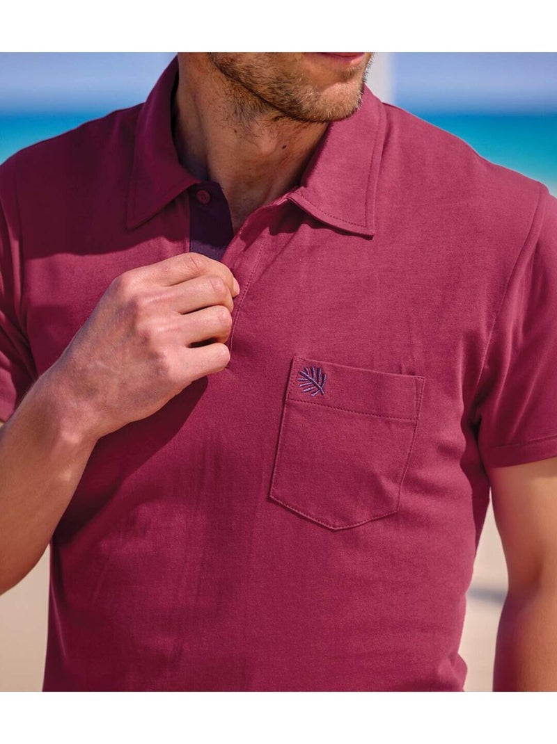 Set van 3 polo's summertime - atlas for men Geel/Marineblauw/Rood - Kiabi