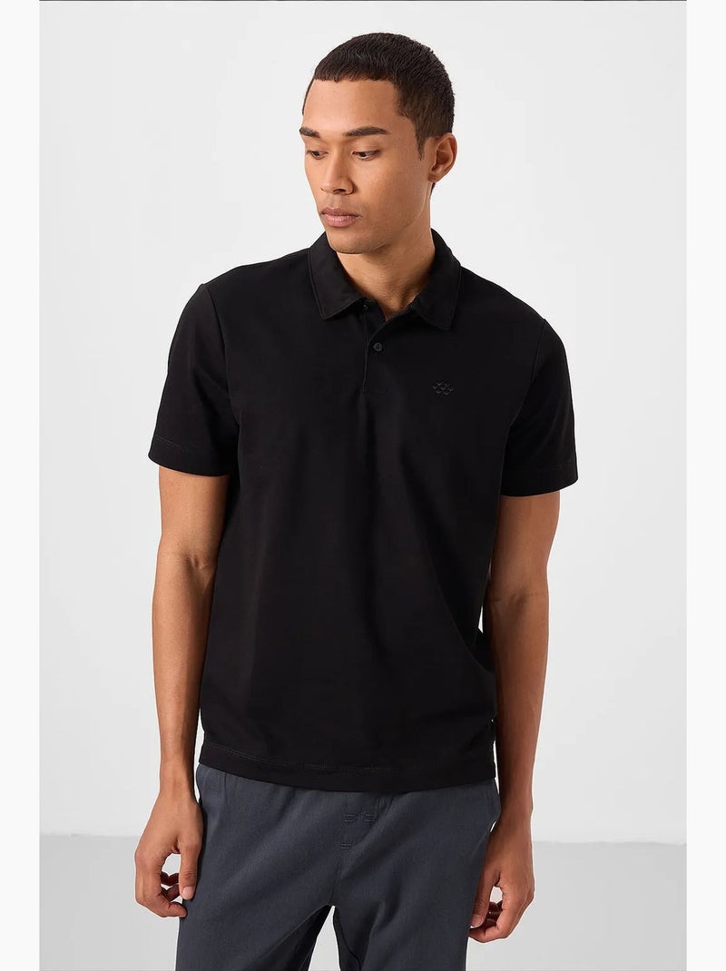 Set van 3 poloshirts katoenmix tommy Blauw - Kiabi