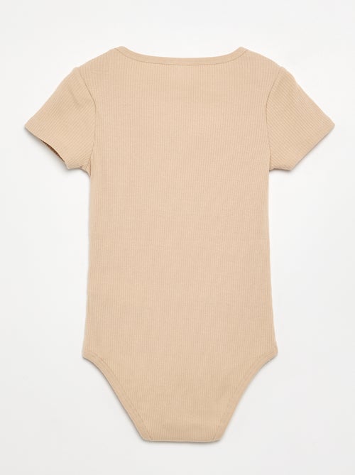 Set van 3 ribstoffen bodies - gemakkelijk aan te trekken collectie - Kiabi