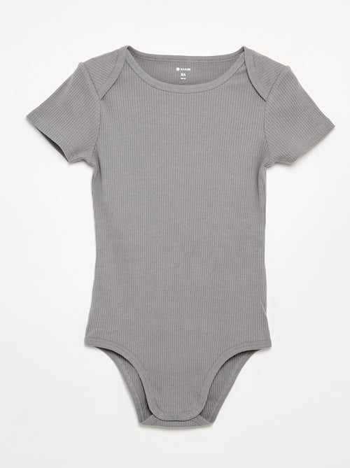 Set van 3 ribstoffen bodies - gemakkelijk aan te trekken collectie - Kiabi