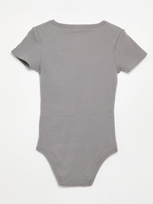 Set van 3 ribstoffen bodies - gemakkelijk aan te trekken collectie - Kiabi